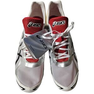 Asics Hyper MD 5 Mens 11‎ Track Field Spikes Cleats Silver Red Athletic